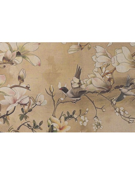 Cuadro flores cerezo moldura abeto