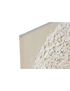 Cuadro árbol blanco con relieve 2