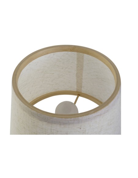 Lampara sobremesa bambú natural