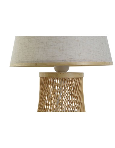 Lampara sobremesa bambú natural