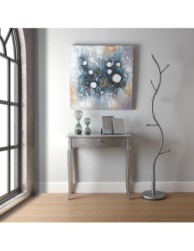 Mueble de entrada plata 1 cajón