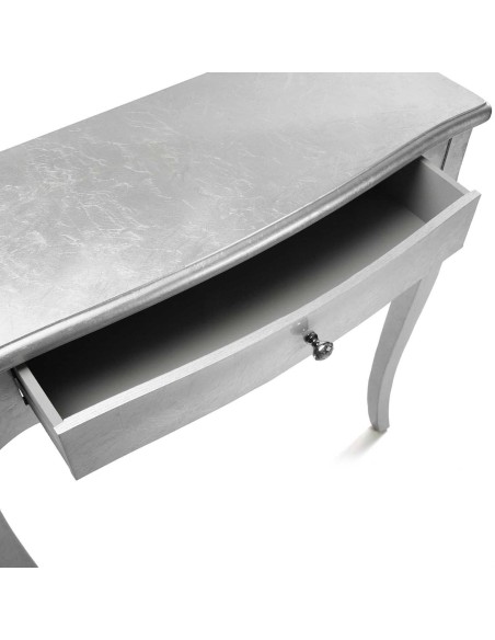 Mueble de entrada plata 1 cajón