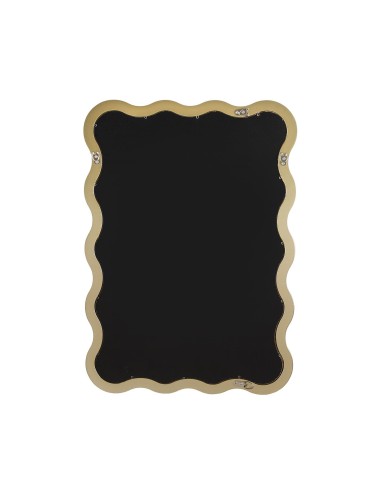 Espejo dorado ondulado