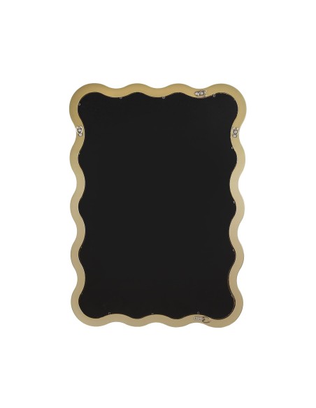 Espejo dorado ondulado