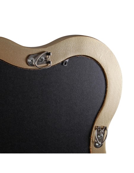 Espejo dorado ondulado