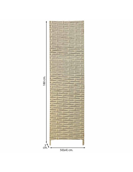 Separador de papel trenzado de 4 hojas blanco