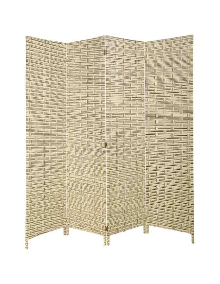 Separador de papel trenzado de 4 hojas blanco