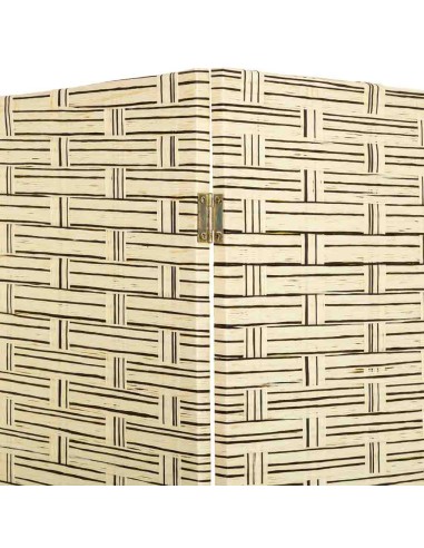 Separador de papel trenzado de 4 hojas blanco