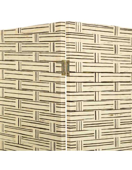 Separador de papel trenzado de 4 hojas blanco