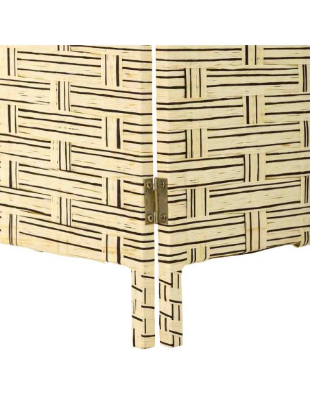 Separador de papel trenzado de 4 hojas blanco