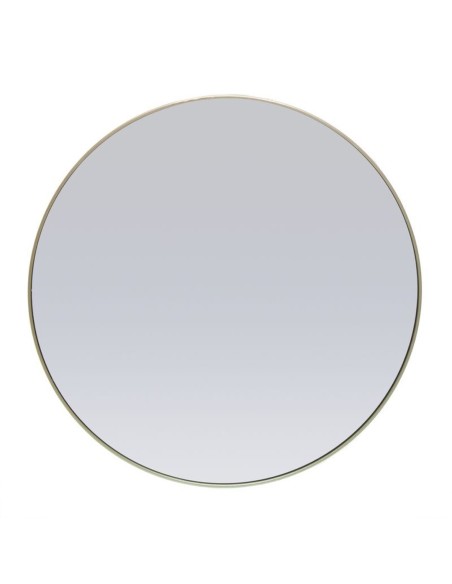 Espejo pared metal dorado grande