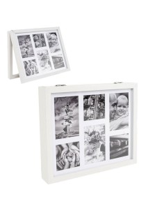 Tapa contador multifoto blanco