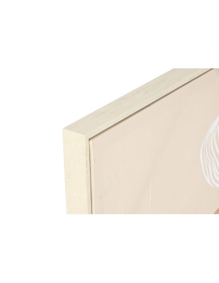 Cuadro lienzo chica vestido con marco