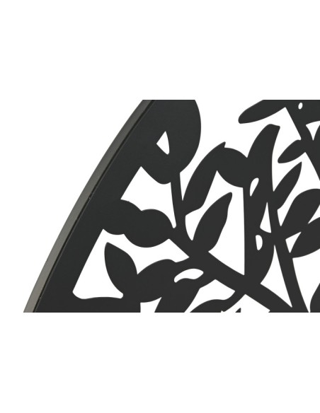 Decoración de metal árbol en negro