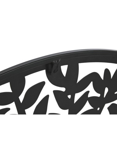 Decoración de metal árbol en negro