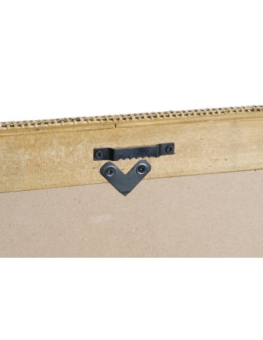 Espejo de ratán natural