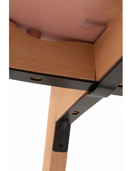 Silla milmi de polipropileno acolchada