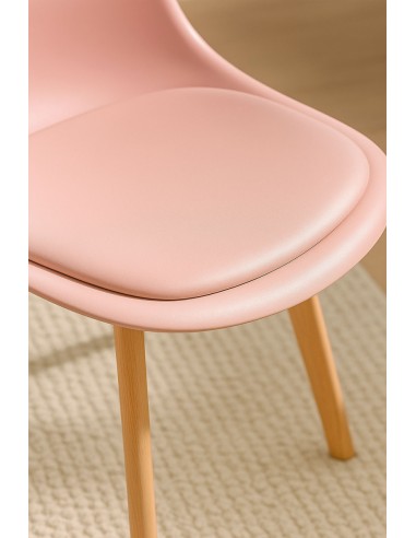 Silla milmi de polipropileno acolchada