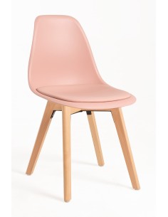 Silla milmi de polipropileno acolchada