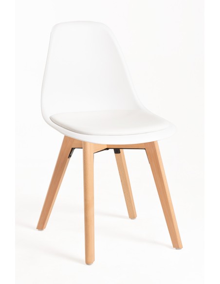 Silla milmi de polipropileno acolchada