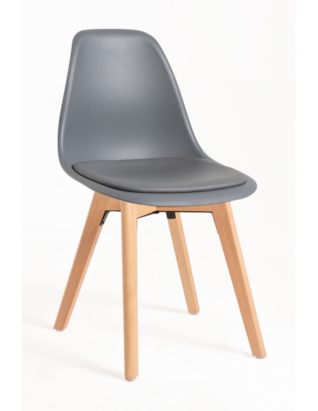 Silla milmi de polipropileno acolchada