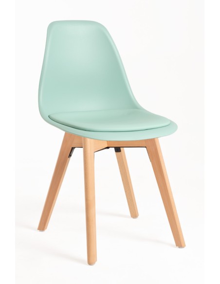 Silla milmi de polipropileno acolchada