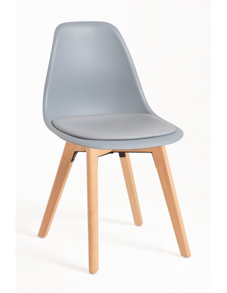 Silla milmi de polipropileno acolchada