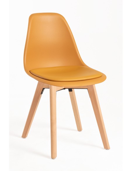 Silla milmi de polipropileno acolchada