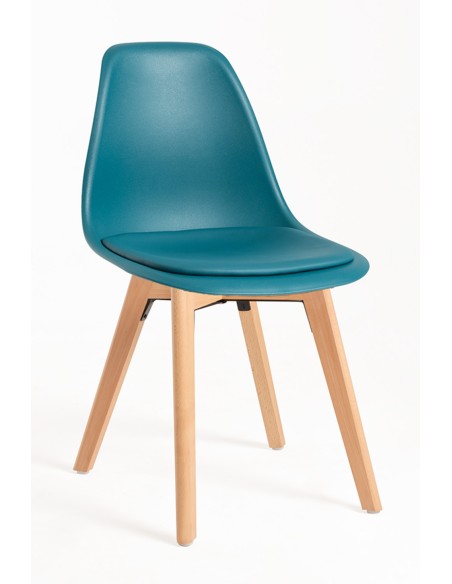 Silla milmi de polipropileno acolchada