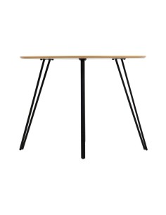 Mesa comedor marrón 100cm 2