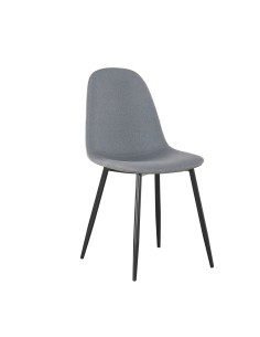 Silla en poliéster color gris