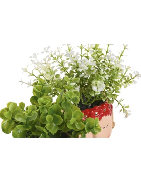 Maceta diseño mujer con planta