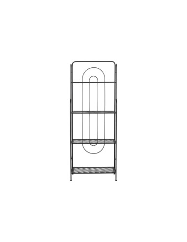 Estantería de metal negra 4 baldas