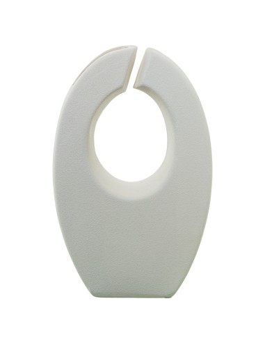 Jarrón de cerámica grande en crema