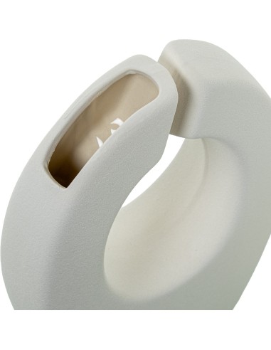 Jarrón de cerámica grande en crema