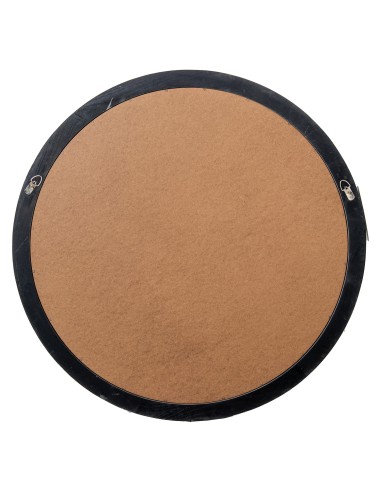 Espejo de madera en marrón envejecido