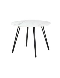 Mesa de madera mdf con patas de metal negras