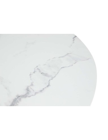 Mesa de madera mdf con patas de metal negras