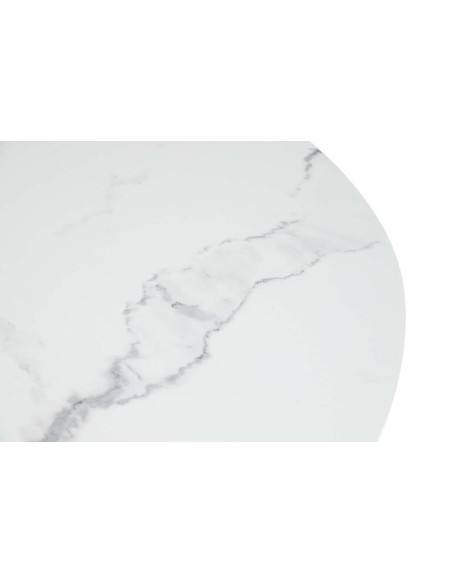 Mesa de madera mdf con patas de metal negras