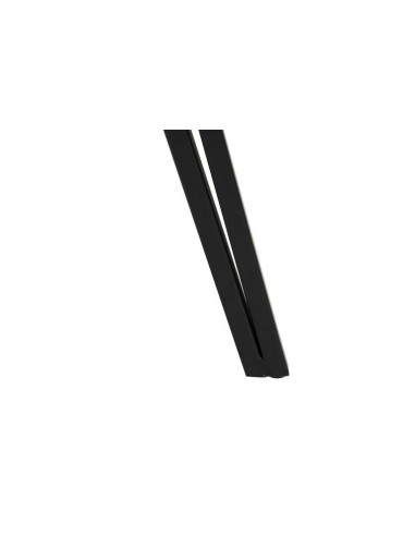 Mesa de madera mdf con patas de metal negras