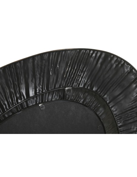 Espejo metal blanco y dorado