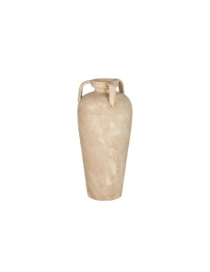 Jarrón de cerámica marrón rustico 2