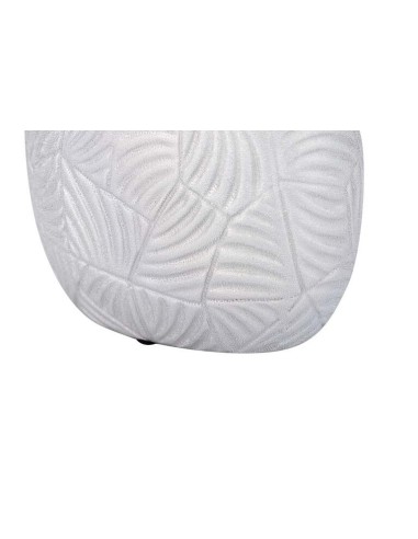 Jarrón de cerámica plateado pequeño