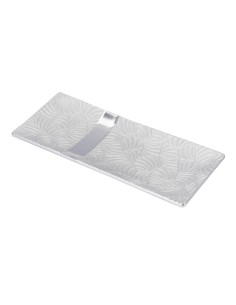 Bandeja de cerámica plateada