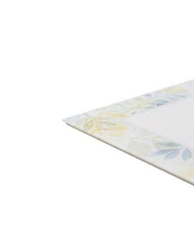 Portafoto de cristal diseño hojas