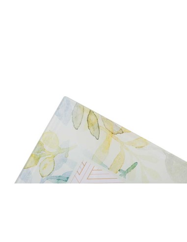 Portafoto de cristal con decoraciones de flores