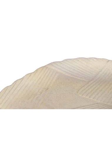 Bandeja de Cerámica Hoja champagne