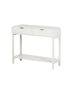 Mueble de entrada de madera en blanca