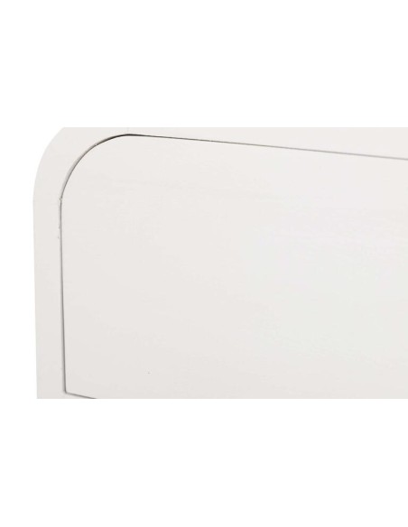 Mueble de entrada de madera en blanca