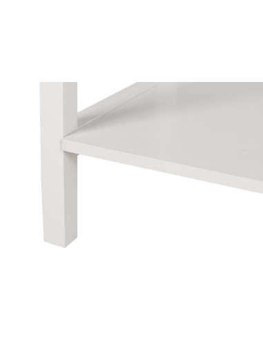 Mueble de entrada de madera en blanca